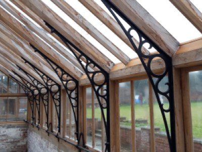 Completed interior restoration of Bartlow Park Teak House