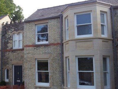 Restoration of bay windows of private residence in Cambridge