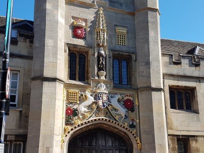 Cambridge University Christ's College Crest Restored