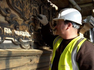 Masonry cleaning of a Cambridge University college
