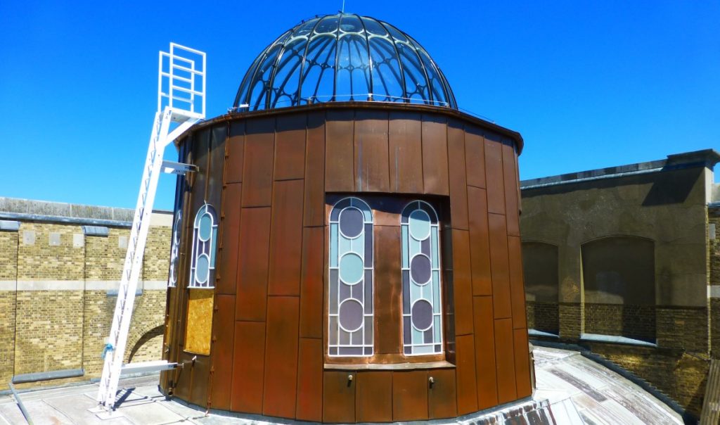 Completed restoration of Fitzwilliam Museum's Founder's Entrance external view