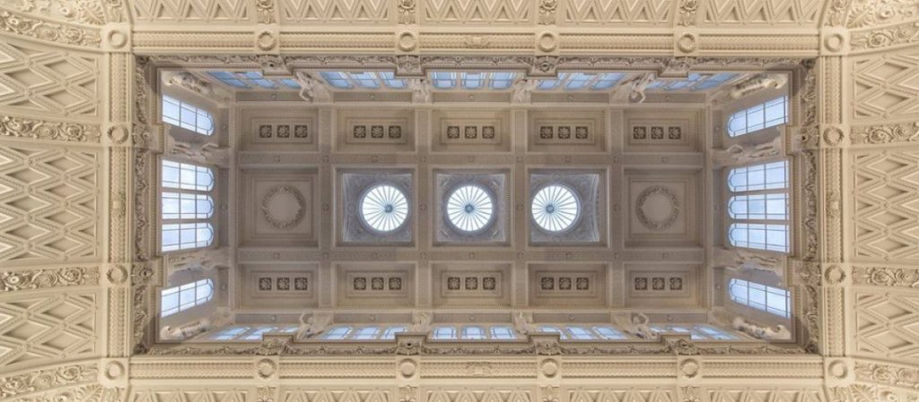 Ceiling of Gallery 3 after refurbishment