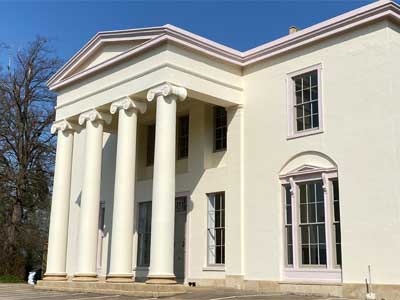 Restored Front of Papworth Hall