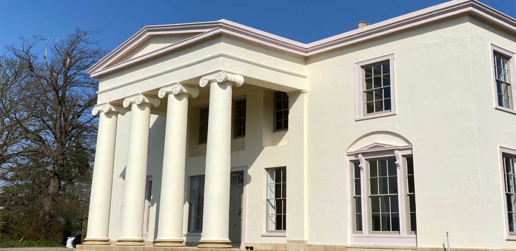 Restored Front of Papworth Hall