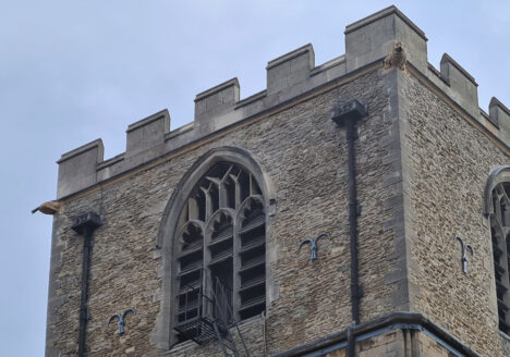 Finished Tower at Jesus College Cambridge