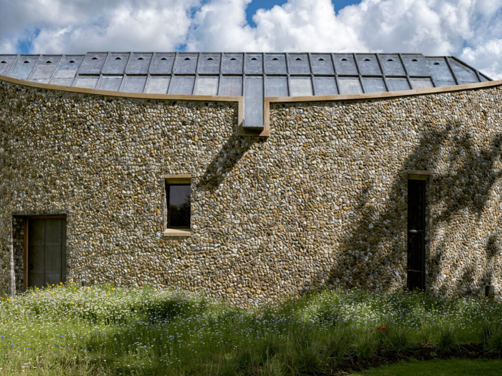 close-up of a picturesque private chapel on a sunny day
