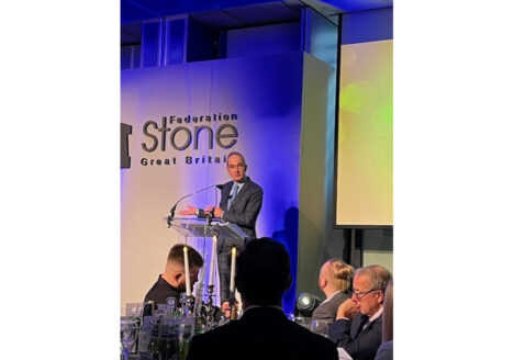 Kevin McCloud presenting the Natural Stone Award