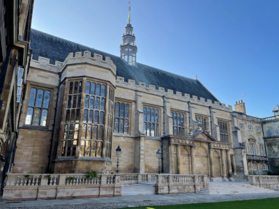The completed restoration of Trinity Hall