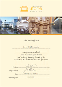 Stone Federation Certificate