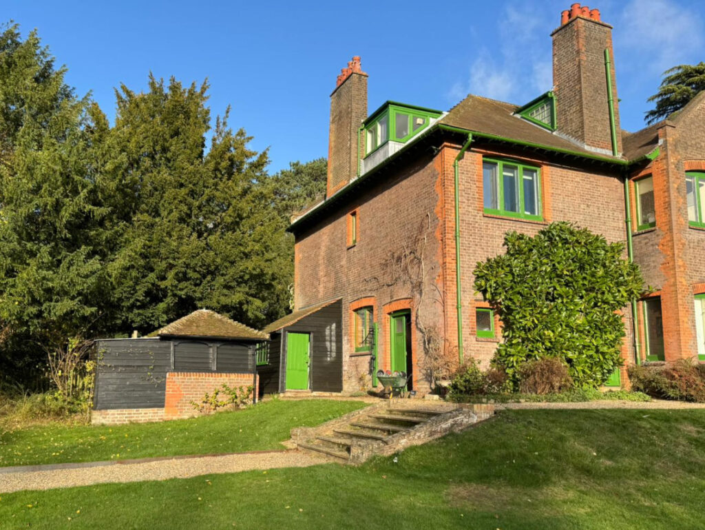 National Trust Cottage - Shaws Corner Cottage view from the side