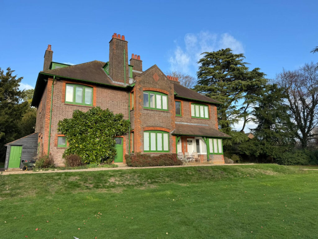 National Trust Cottage - Shaws Corner Cottage view from the front