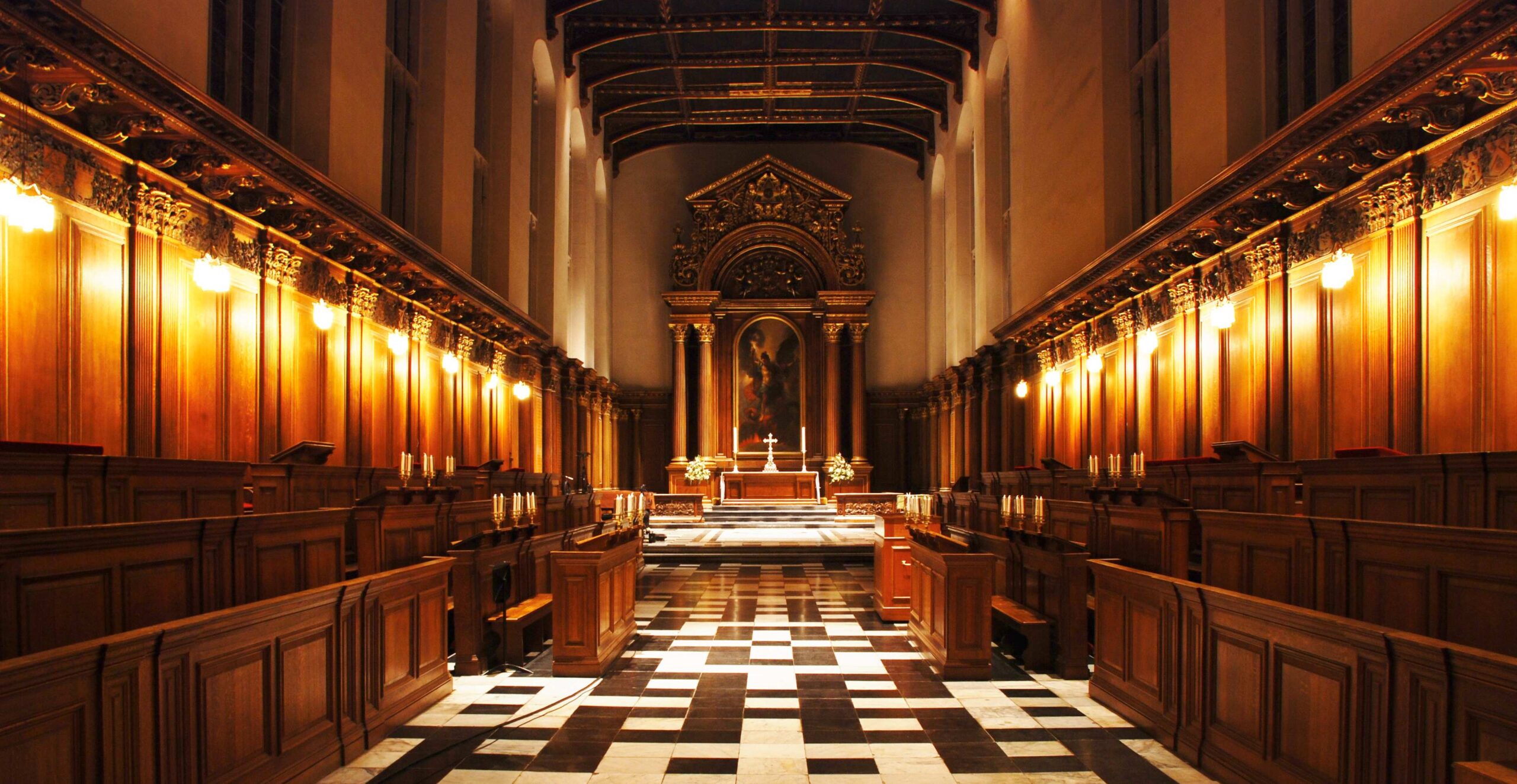 View of Trinity Cahpel Hall